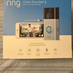 Used Ring Video Doorbell 2 and a Ring Chime
